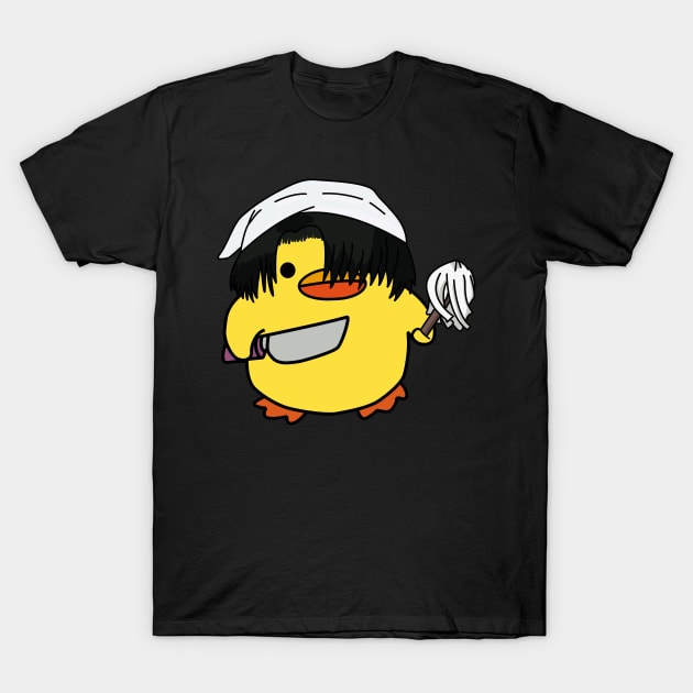 Levi mister clean, duck with knife! T-Shirt by Anime Meme's